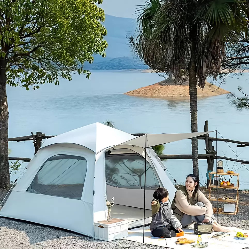 Tenda berkemah luar ruangan portabel